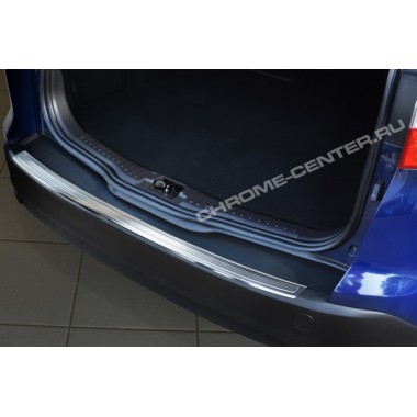 Накладка на задний бампер с загибом Ford Focus III Turnier / VAR (2011-) бренд – Avisa главное фото